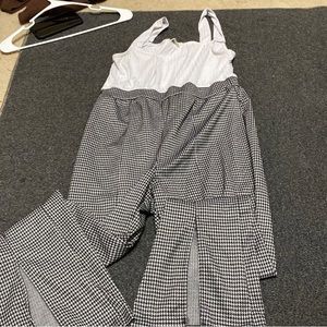 Black and white Romper